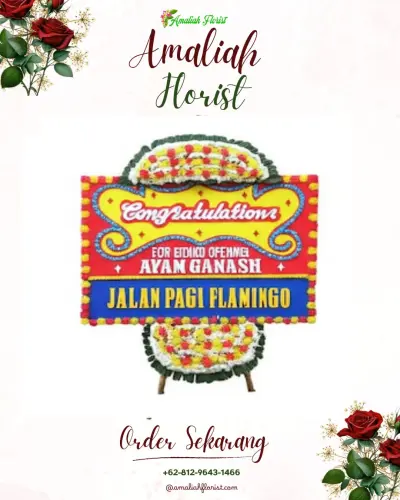 Bunga Papan Congratulation di Cideng